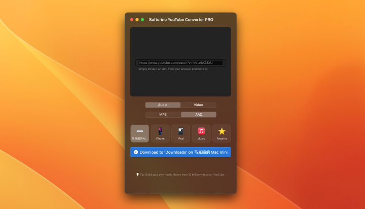Softorino YouTube Converter 2 for mac v5.0.86永久激活版 视频离线下载工具-1662821470-936cb6b4e917f66-2