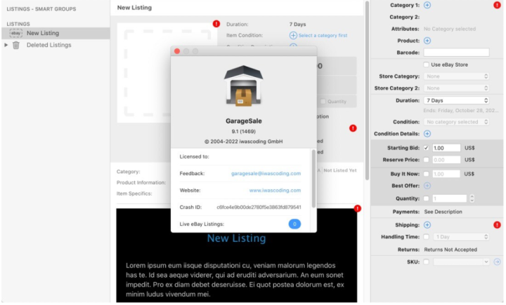 GarageSale for mac(eBay网上拍卖客户端)v9.1最新激活版-1666415935-4738be7a0a24c92-1