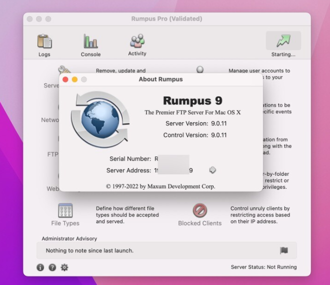 Rumpus Mac版(FTP服务器) v9.0.11激活版-1671520960-b5ee4e001b93a71-2