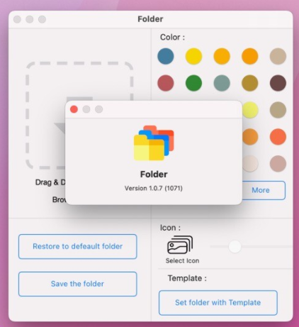 Folder for Mac(文件夹图标更改工具) v1.0.7激活版-1671525450-12e5f11434e859e-2