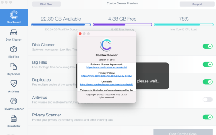 Combo Cleaner for Mac(系统清理工具) V1.4激活版-1671976625-fd57b2654eadc01-2