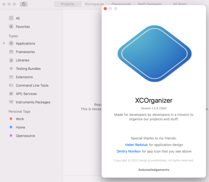 XCOrganizer for mac(项目开发辅助工具) v1.2.3激活版-1671977623-49023ce49fec99f-2