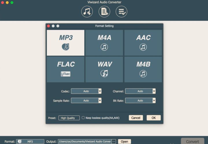 Viwizard Audio Converter Mac(音乐转换工具) v3.8.1激活版-1674987982-cd2e176f0d029bd-1