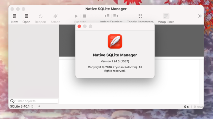 Native SQLite Manager for mac(SQLite 数据库管理器) v1.24.0激活版-1675140151-57cfe744674316c-1