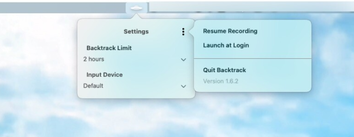 Backtrack for Mac(办公录音工具) v1.6.2激活版-1675140837-c3862c9ce225431-1