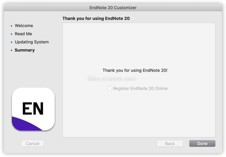 EndNote 20大客户授权版 Mac(最强文献管理软件)v20.4永久激活版-1683788379-bca12ec3c2fa325-7