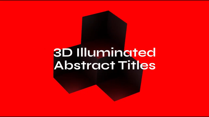 fcpx发生器3D Illuminated Abstract Titles(3D照明抽象标题)-1686710758-180722c705b9651-1