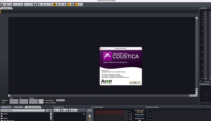 Acoustica Premium Edition for Mac(音频编辑制作软件) v7.4.14激活版-1686899124-3b1f8fdbd457ac9-2