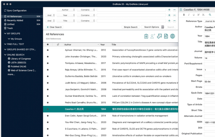 EndNote 20大客户授权版 Mac(最强文献管理软件) v20.5永久激活版-1687616234-94af6ac52843415-15