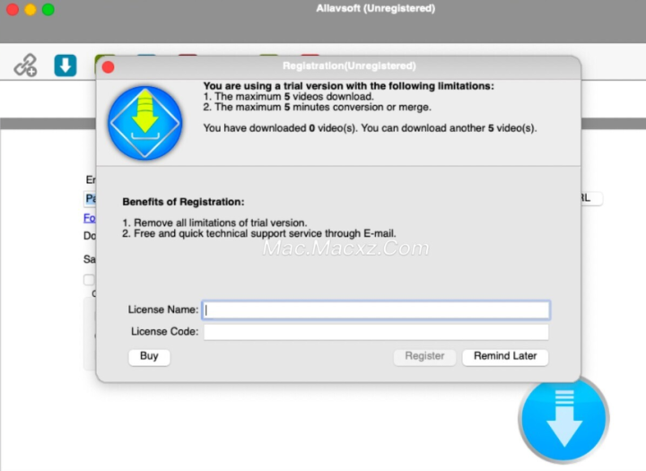 Allavsoft for Mac(优秀的视频下载工具) v3.26.1.8813注册激活版-1708940981-5478e2787058d91-1