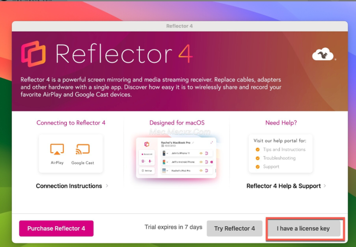 Reflector 4 for Mac(ios无线屏幕镜像工具) v4.1.1激活版-1720002048-6bf862d9c6cc36e-3